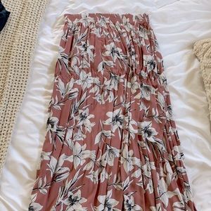 Roxy pink Maxi skirt
